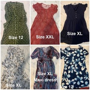 Bundle of dresses